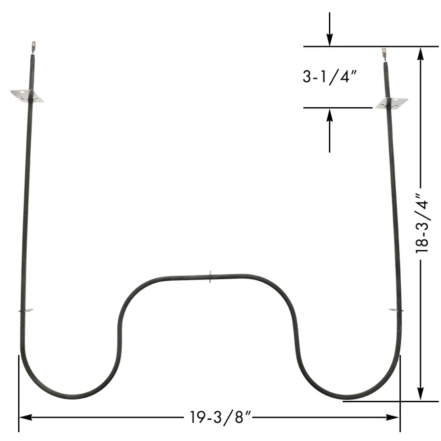 Part No. ER B0750 Bake Element for Whirlpool