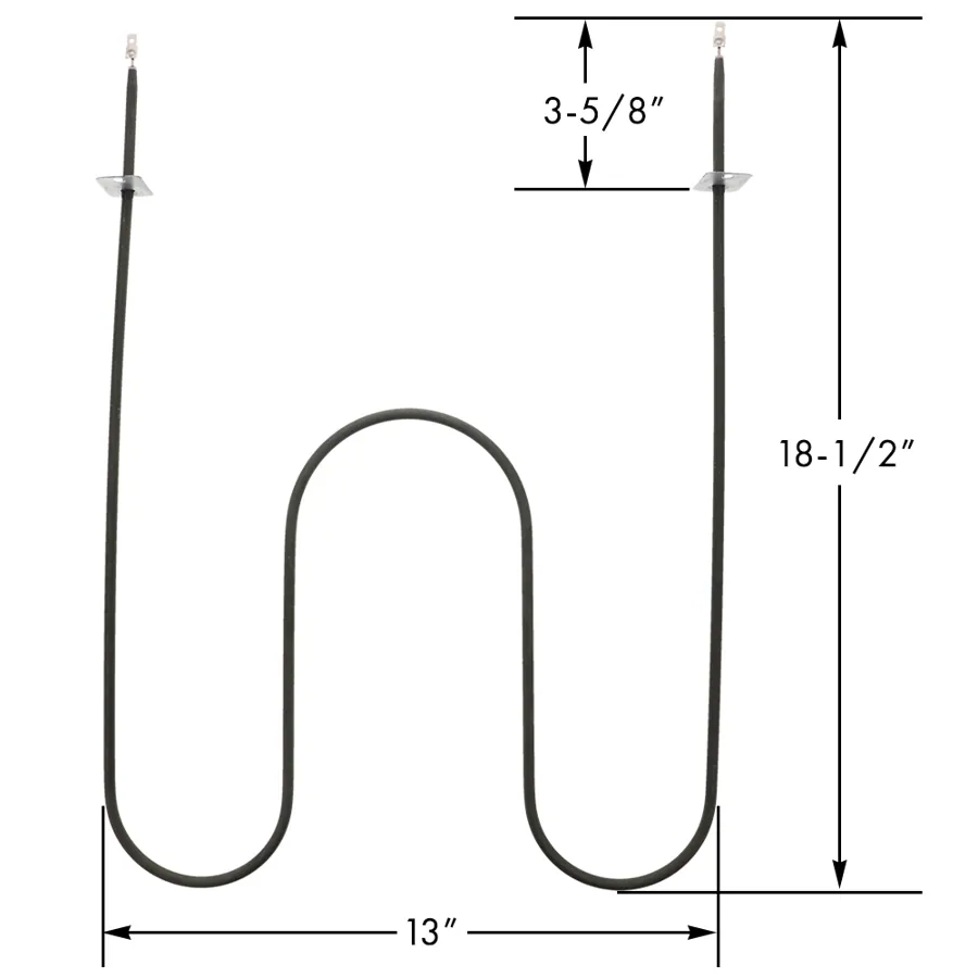Part No. ER B1551 Bake Element for Whirlpool